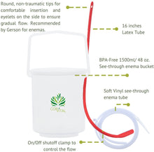 Load image into Gallery viewer, Cor-Vital BPA Free Reusable Enema Bucket