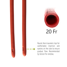 Load image into Gallery viewer, Coffee Enema Colon Latex Tube | 20F Red - Pack of 3